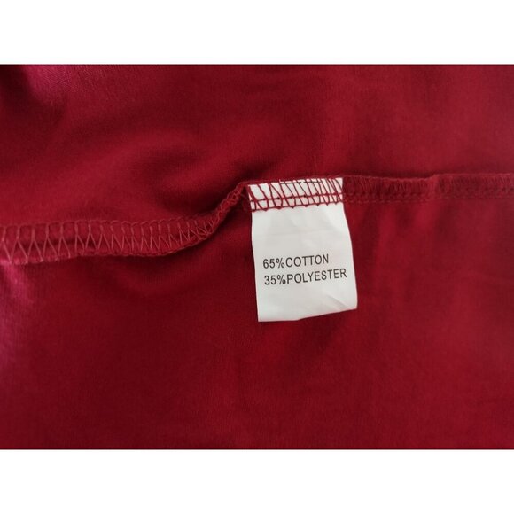 Women's Red Open Front Long Sleeve Lace Cardigan Size XXL Cotton Polyester. - Picture 4 of 8